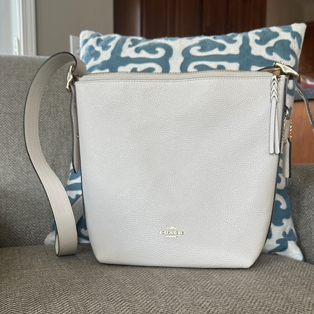 Coach Cream Crossbody Bag - never worn/smoke free home